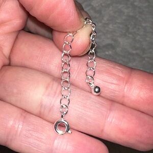 GRANDMA’S JEWELRY. SILVER NECKLACE EXTENDER. MUST BE BUNDLED